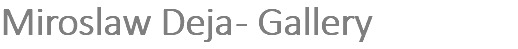 Miroslaw Deja - Gallery
